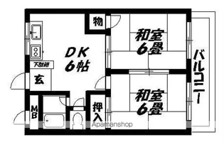 ハイツ若葉【3階】の間取り
