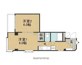 レジデンス923上諏訪【L- 1号室】の間取り