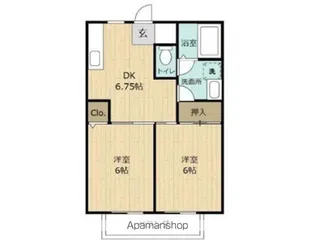 セルアーモ大和田・仙波【2階】の間取り