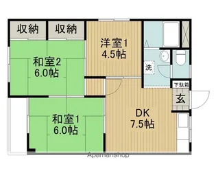 コーポタカギ【307号室】の間取り