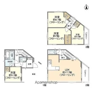 埼玉県川口市並木4丁目【一戸建】の間取り