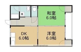 コーポ後藤【201号室】の間取り