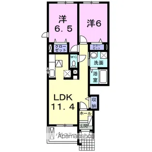 ハーモニー【1階】の間取り
