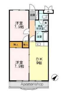 ソレアード【2階】の間取り