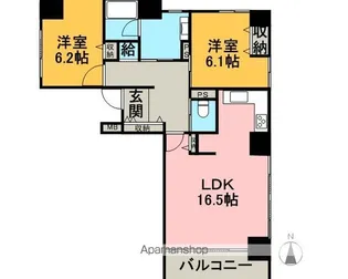 クリスタルプラザアネックス多治見【4階】の間取り