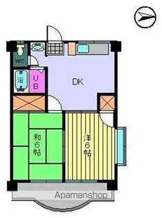 K,Yフラット【3階】の間取り
