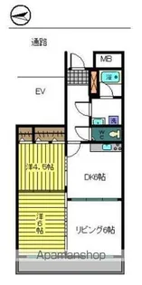 スワンマンションミストラル和白東【4階】の間取り