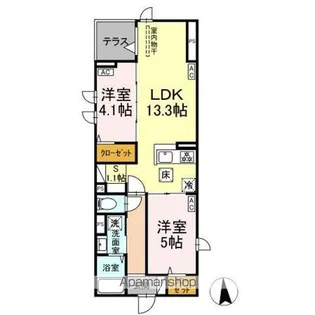 (仮称)足立区六町2丁目PJⅡ【1階】の間取り
