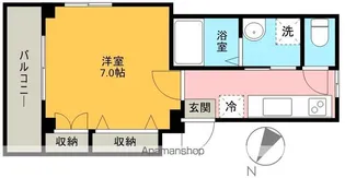 東京都中野区大和町2丁目【アパート】の間取り