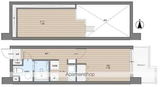 CAVANA東駒形【4階】の間取り