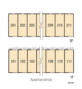 レオパレスベアージュⅢ【102号室】の間取り