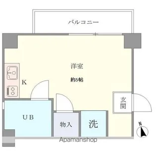 東京都新宿区市谷長延寺町【マンション】の間取り