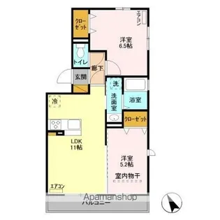 ベルメゾンちはら【2階】の間取り