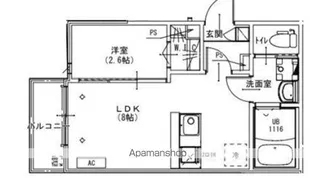 KEIAI RESIDENCE 日進【3階】の間取り