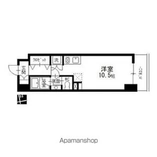 泉アパートメント【6階】の間取り