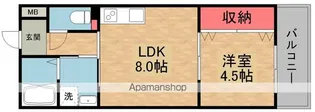 レジデンスコート橋本【3階】の間取り