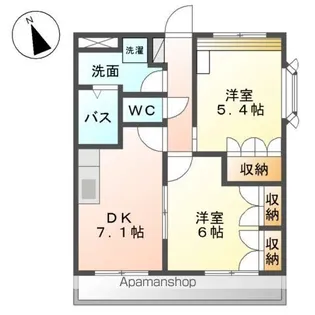グランチェスタ プレイス【2階】の間取り