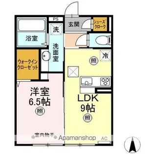 シティハウス高萩3【1階】の間取り