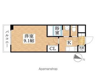楽美マンション【1階】の間取り