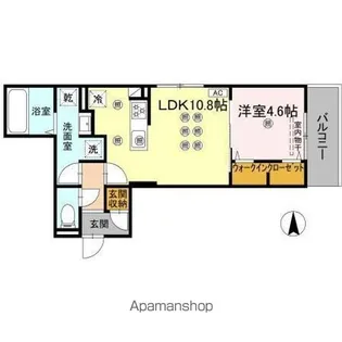 ベルナシェンテ南松山【2階】の間取り
