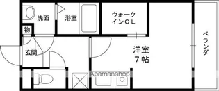 ルミネ甲東園【1階】の間取り