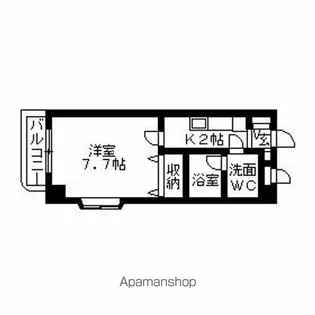 IN−TOWNER木町【4階】の間取り