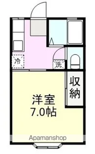 パームコートA【103号室】の間取り