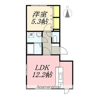 ファミル山鼻【3階】の間取り