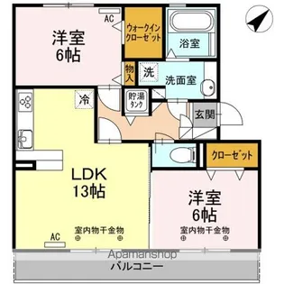 DOLCE VITA【3階】の間取り
