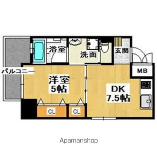 CITY SPIRE日本橋高津【12階】の間取り
