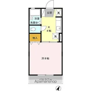 コスモス AB【1階】の間取り