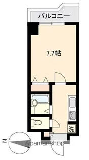 晩翠ウイングビル【5階】の間取り