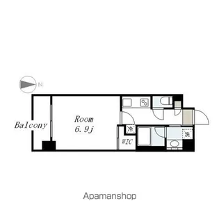 シーズンフラッツ矢場【9階】の間取り