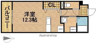 バロンウィズⅠ【3階】の間取り