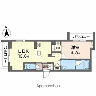 ソワレ【2階】の間取り