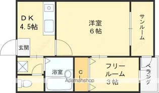 FLORAS.E.12TH【2階】の間取り