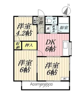 福田第1コーポ【101号室】の間取り