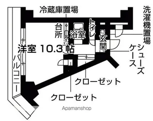 クレスト草津【1202号室】の間取り