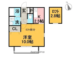 リンデンバウムJ4【203号室】の間取り