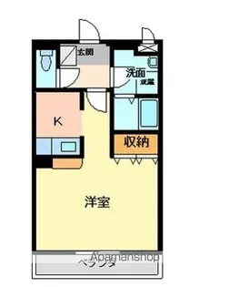 メゾン・ド・万葉【4階】の間取り