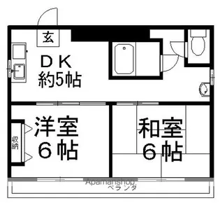 鹿島屋ビル【3階】の間取り