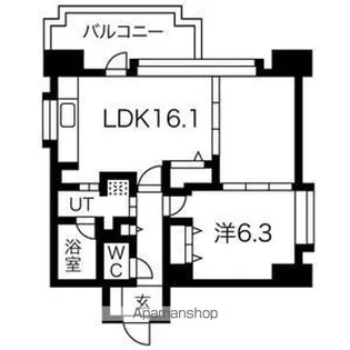 サンタの館裏参道【11階】の間取り