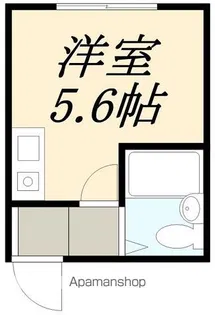 メゾンドフラッシュ富岡【301号室】の間取り