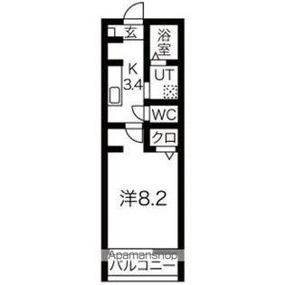FELICITY FUKUSHIMA【1階】の間取り