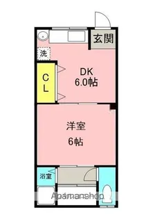 岡野マンション【4階】の間取り