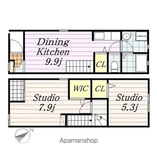 サンハイム・ユタカ【1階】の間取り