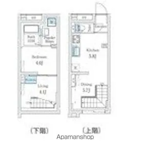 FIKA代々木上原【2階】の間取り