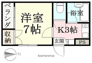 FREUDE【101号室】の間取り