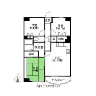 総社マンション【3階】の間取り