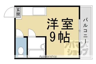 フロントパーク【4C号室】の間取り